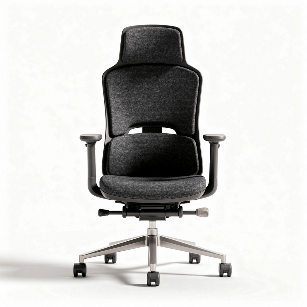 ergonomic office chair with mesh back support and adjustable height 45 x 60 x 110cm