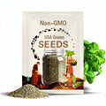 Sweet Basil Seeds – Heirloom, Essential Herb for Kitchen, Classic Sweet Basil, Easy to Grow, Culinary Favorite | 250 Seeds