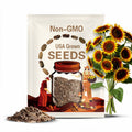 Ring of Fire Sunflower Seeds – Heirloom Flower, Bicolored Blooms, Culinary & Medicinal, Garden Gift | 25 Seeds