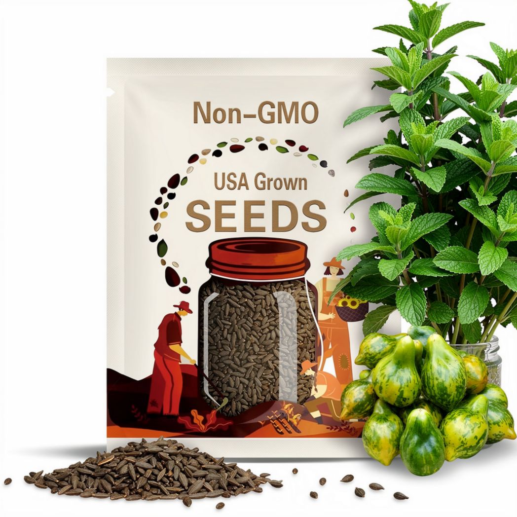 Mint Julep Tomato Seeds: Heirloom, Open Pollinated, Non-GMO