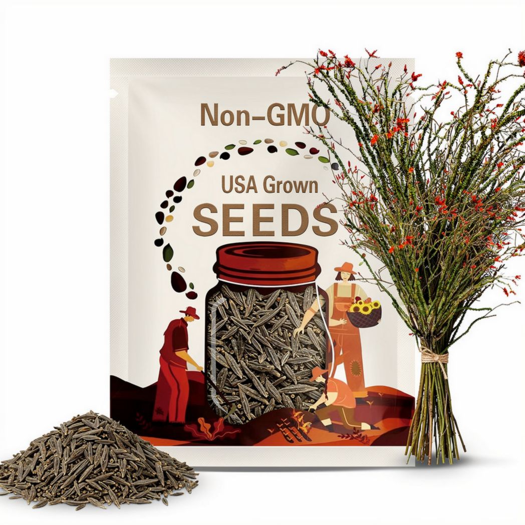 Ocotillo 10 seeds, Fouquieria splendens, coachwhip, candlewood, slimwood, desert coral, Jacob's staff, Jacob cactus, vine cactus, Cactus