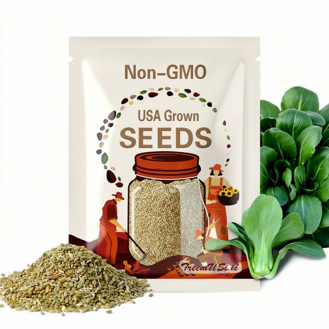 Baby Choi SEEDS | Baby Pak Choi, Pak Choy, Bok Choy Cabbage SEEDS | Non-GMO, Organic | Treevales