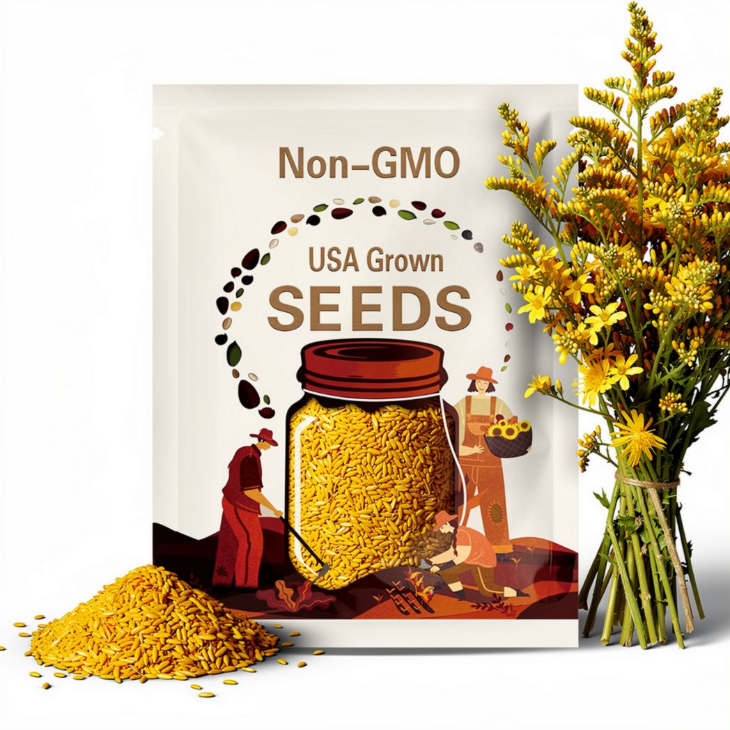 Yellow Wild Indigo Flower Seeds - Grow Beautiful Flowers Indoors, Outdoors, In Pots, Grow Beds, Soil, Hydroponics & Aquaponics