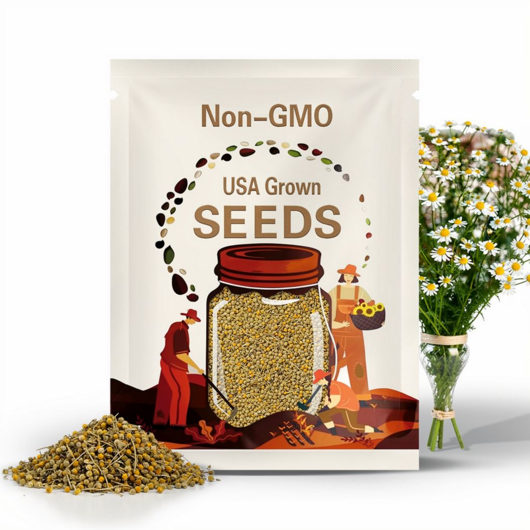 German Chamomile Seeds 2500+ Herb Medicinal Fragrant Groundcover ANNUAL USA