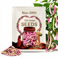 French Horticulture Bean Seeds – Heirloom, Shell Bean with Beautiful Mottled Pods & Classic Garden Favorite | 30 Seeds