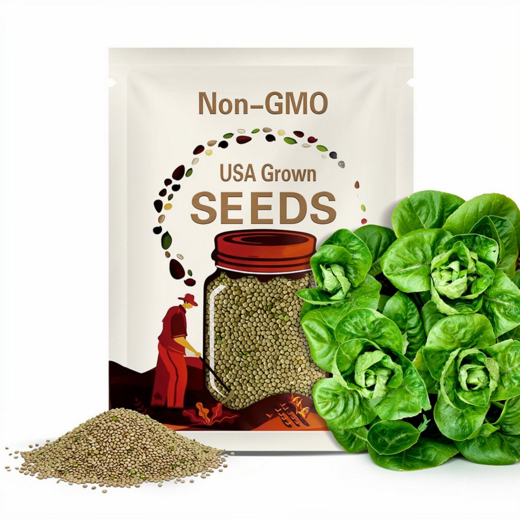 Little Gem Lettuce Seeds 600+ Mini Romaine Vegetable NON-GMO USA