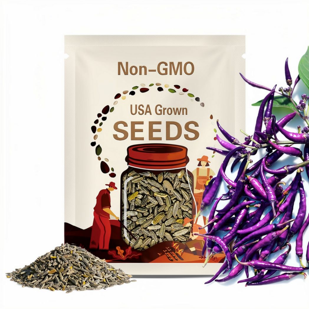 Buena Mulata Pepper Seeds.  12 Non GMO Seeds.  Extremely Productive. Ornamental and Delicious. Organic Garden.