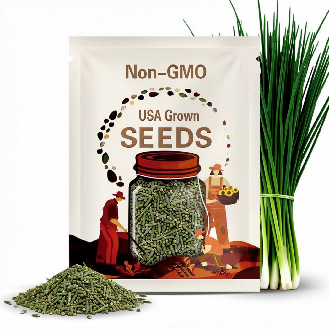 Chive Seeds: 50 Herb Seeds, Edible Purple Flowers