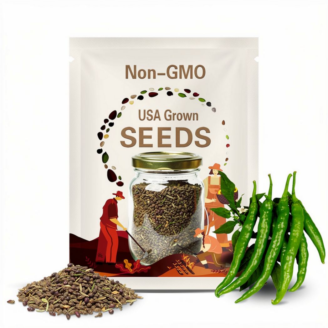50 Fushimi Sweet Long Japanese sweet pepper seeds; 伏見甘長唐辛子 ふしみあまなが