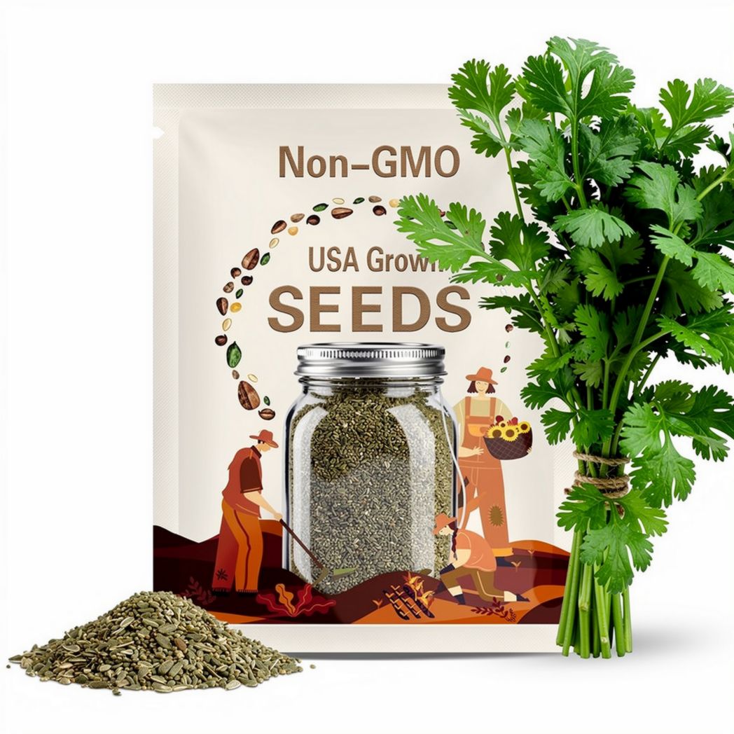 Cilantro Seeds | Cilantro Coriander Seeds | NON-GMO - Free Shipping | Treevales